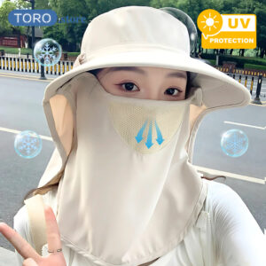 Mũ chống nắng kèm khẩu trang