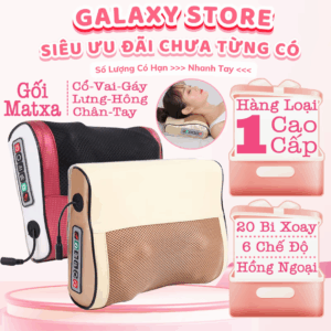 Gối massage Hồng ngoại