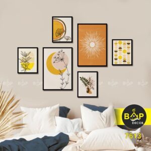 Bộ tranh treo tường trang trí phòng ngủ