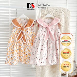 Váy sát nách bé gái