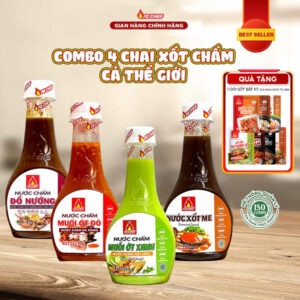 COMBO 4 CHAI XỐT CHẤM THẦN THÁNH AZCHEF